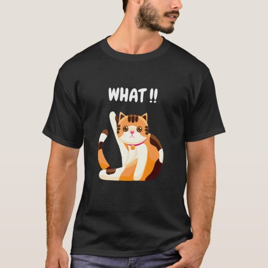 Calico Cat Butt T-Shirt (Vorderseite)