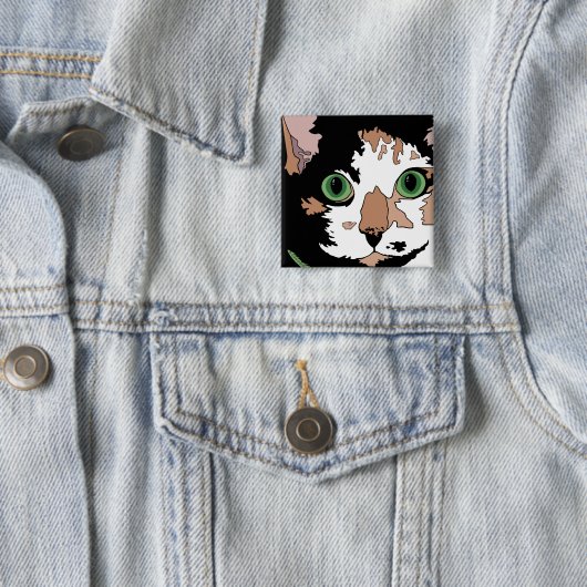 Calico Cat Button (Beispiel)