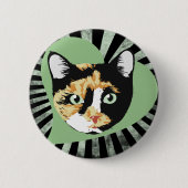 Calico Cat Button (Vorderseite)