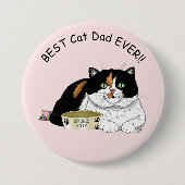 Calico Cat Button (Vorderseite)