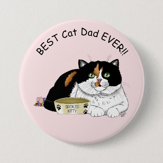Calico Cat Button (Vorderseite)