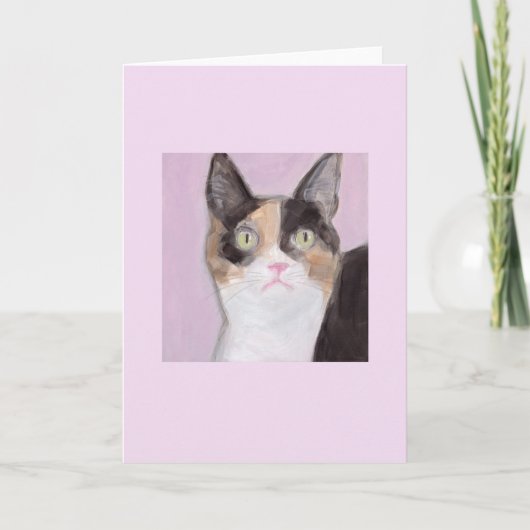 Calico Cat Card Karte (Vorderseite)