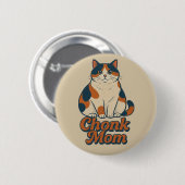 Calico Cat Chonk Mama Button (Vorne & Hinten)