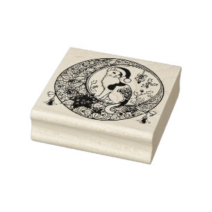 Calico Cat Christmas Gummistempel