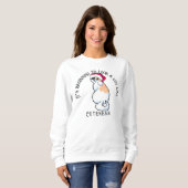 Calico Cat Christmas KiniArt Sweatshirt (Vorne ganz)