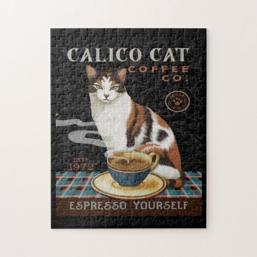 Calico Cat Coffee Company 2 Puzzle (Vertikal)