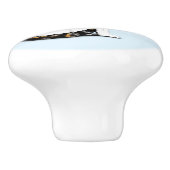 Calico Cat Custom Keramikknauf (Seitenansicht)