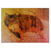 Calico Cat Cutting Board Schneidebrett (Vorderseite)