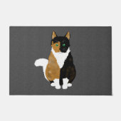 Calico Cat Doormat Fußmatte (Vorderseite)