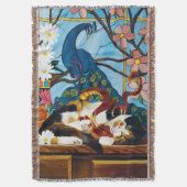 Calico Cat Dragon Red Decke (Vorderseite Vertikal)