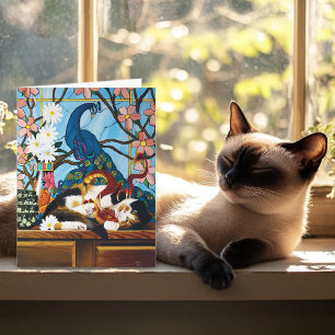 Calico Cat Dragon Red Karte