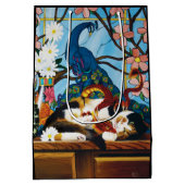 Calico Cat Dragon Red Mittlere Geschenktüte (Rückseite)