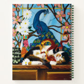 Calico Cat Dragon Red Notizblock (Rückseite)