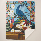 Calico Cat Dragon Red Sherpadecke (Vorderseite)