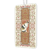 Calico Cat Extravagant Red and Gold Design Autolufterfrischer (Links)