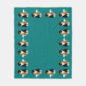 Calico Cat Fleece Blanket (Vorderseite)