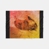 Calico Cat Fleece Blanket (Vorderseite (Horizontal))