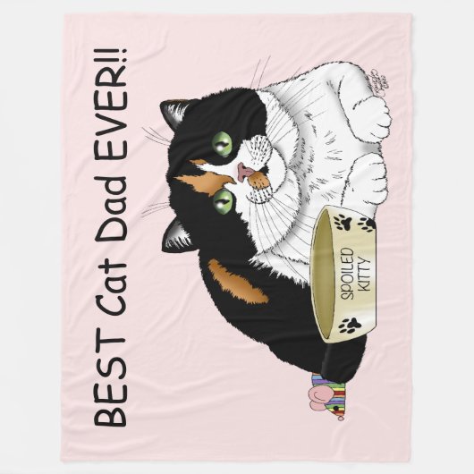 Calico Cat Fleecedecke (Vorderseite)