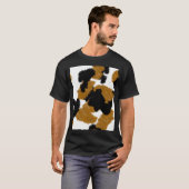 Calico Cat Fur Print T-Shirt (Vorne ganz)