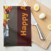 Calico Cat Herbst Herbstlaube Handtuch (Viertel Falte)