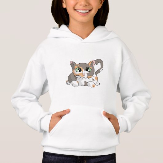 Calico Cat Hoodie (Vorderseite)