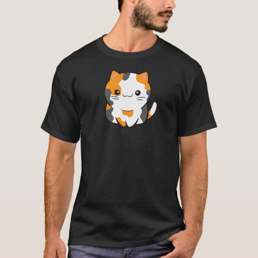 Calico Cat Just a Girl Who Loves Calico Cats T-Shirt (Vorderseite)