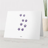 Calico Cat Karte (Rückseite)