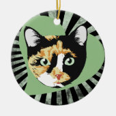 Calico Cat Keramikornament (Vorne)