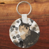 Calico Cat Key Chain Schlüsselanhänger (Vorderseite)