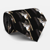 Calico Cat Krawatte (Gerollt)