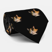 Calico Cat Krawatte (Gerollt)