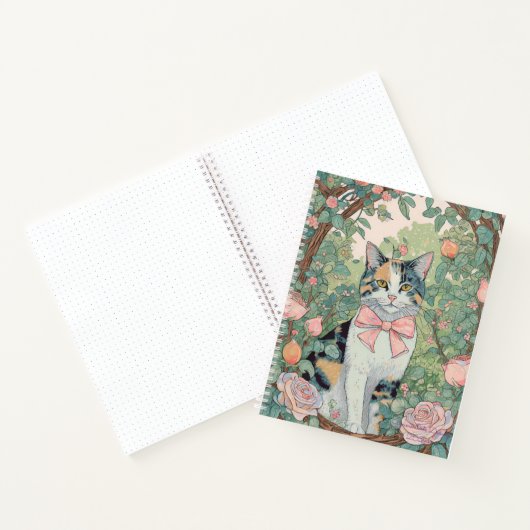 Calico Cat Kugel Notizbuch (Innenseite)