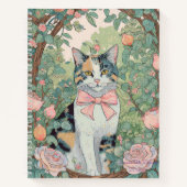 Calico Cat Kugel Notizbuch (Vorderseite)