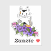 Calico Cat Laptop Aufkleber (Blatt)