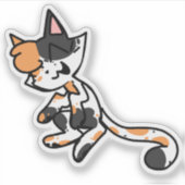 Calico Cat Laptop Sticker (Vorderseite)
