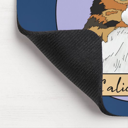 Calico Cat Lover Mousepad (Ecke)