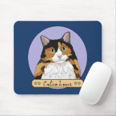Calico Cat Lover Mousepad (Mit Mouse)