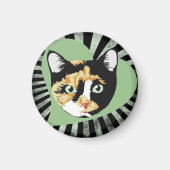 Calico Cat Magnet (Vorne)