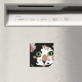 Calico Cat Magnet (In Situ (Geschirrspüler))