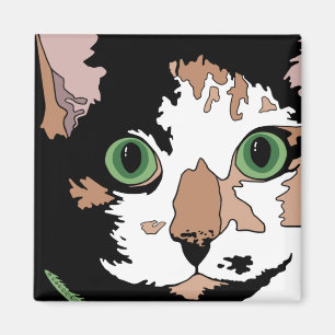 Calico Cat Magnet