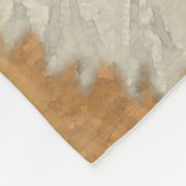 Calico Cat Malerei - Niedliche Originalkatzenart Fleecedecke (Ecke)