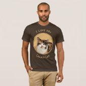 Calico Cat Malerei - Niedliche Originalkatzenart T-Shirt (Vorne ganz)