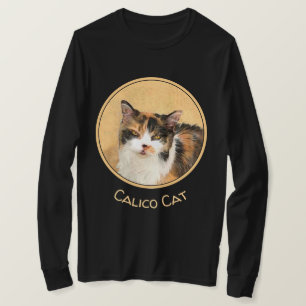 Calico Cat Malerei - Niedliche Originalkatzenart T-Shirt
