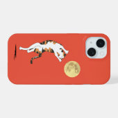 Calico Cat Moon Dancing Case-Mate iPhone Fall 15 Hülle (Rückseite (Horizontal))