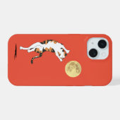 Calico Cat Moon Dancing Case-Mate iPhone Fall 15 Hülle (Rückseite (Horizontal))