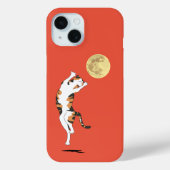 Calico Cat Moon Dancing Case-Mate iPhone Fall Hülle (Rückseite)