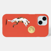 Calico Cat Moon Dancing Case-Mate iPhone Fall Hülle (Rückseite (Horizontal))