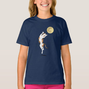 Calico Cat Moon Dancing T - Shirt