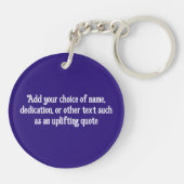 Calico Cat Mosaic - modern & farbenfroh - eigener Schlüsselanhänger (Rückseite)