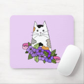 Calico Cat Niedlich Mousepad (Mit Mouse)